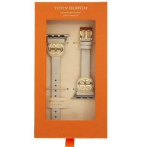 NIB TORY BURCH Miller Leather Band for Apple Watch